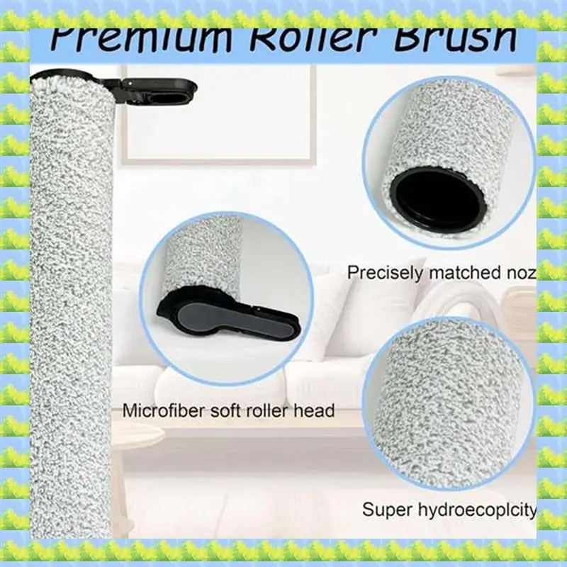 FZFZ Cepillo de rodillo Fortineco Floor ONE S7 Limpiador de pisos a vapor Cepillo de rodillo Repuestos Repuestos