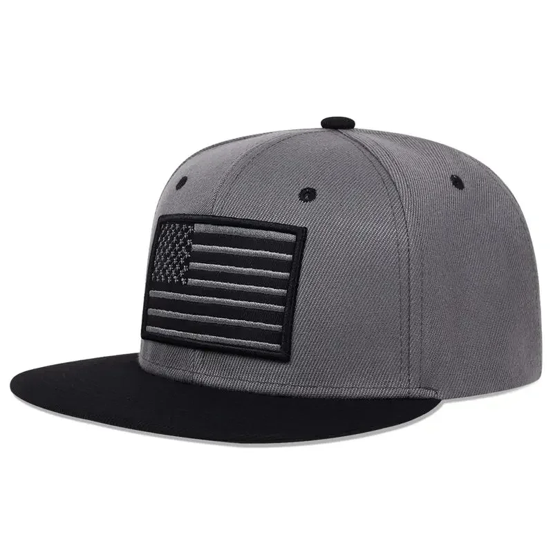 Unisex American Flag Embroidery Hip-hop Hats Spring Autumn Outdoor Adjustable Casual Baseball Caps Sunscreen Hat Sports Cap