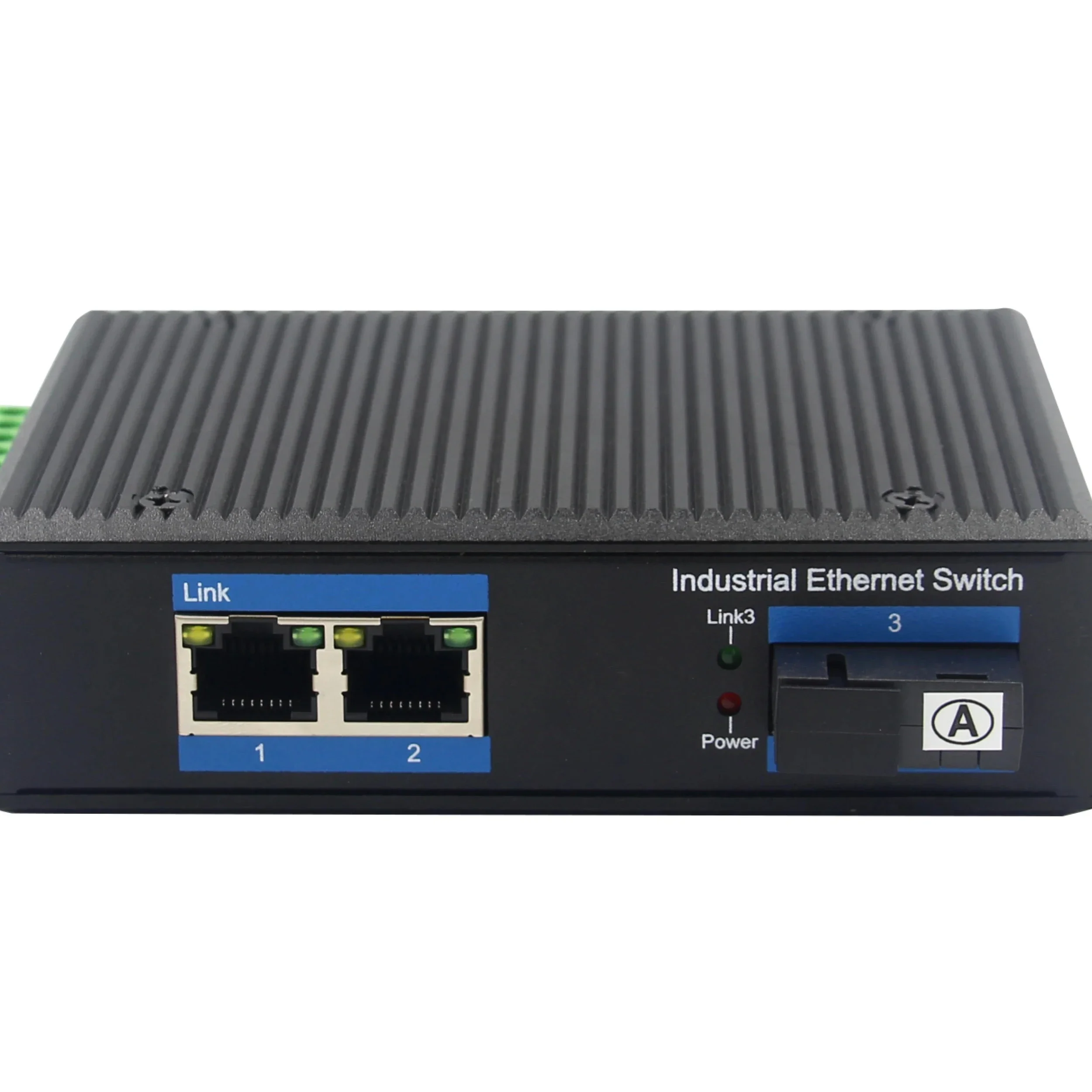 

DIN Rail Ethernet Switch FOWAY4203TF-YH 10/100Base-TX to 100Base-FX Industrial Media Converter Single fiber 20km