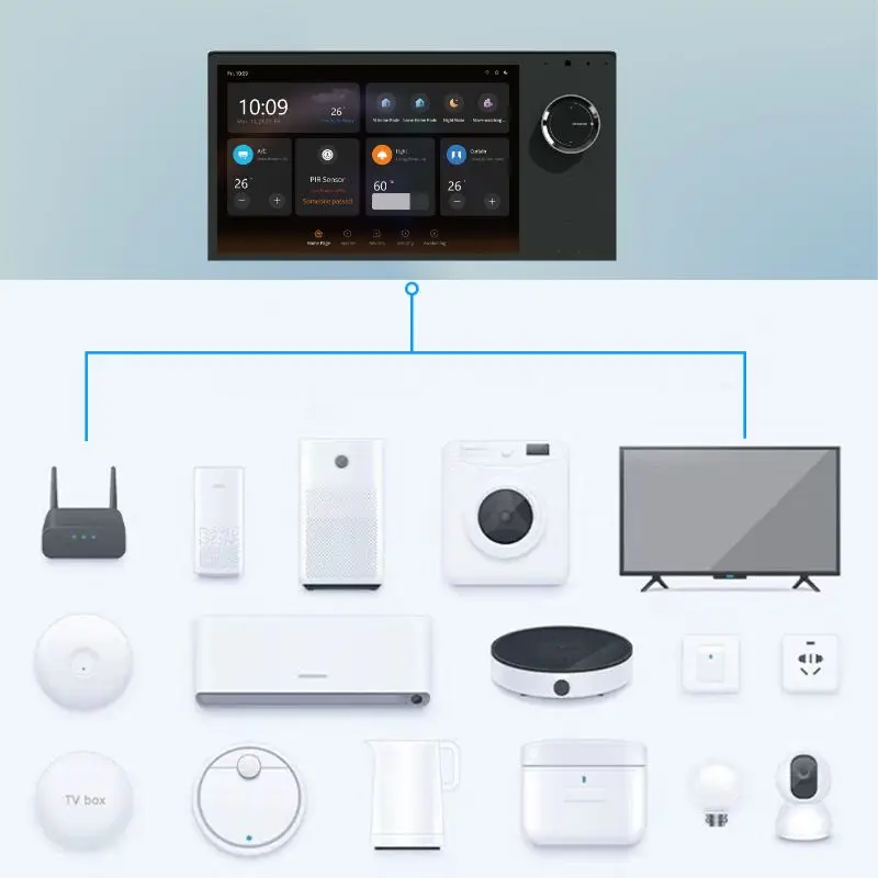 8 inchTuya Touch Control Panel, Smart home ,Smart switch,Smart Touch screen panel intelligence tuya switch rotary switch