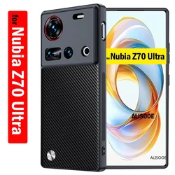 For Nubia Z70 Ultra Case Luxury PU-Leather Protection Back Cover for Nubia Z70 Ultra Shockproof Capa Funda