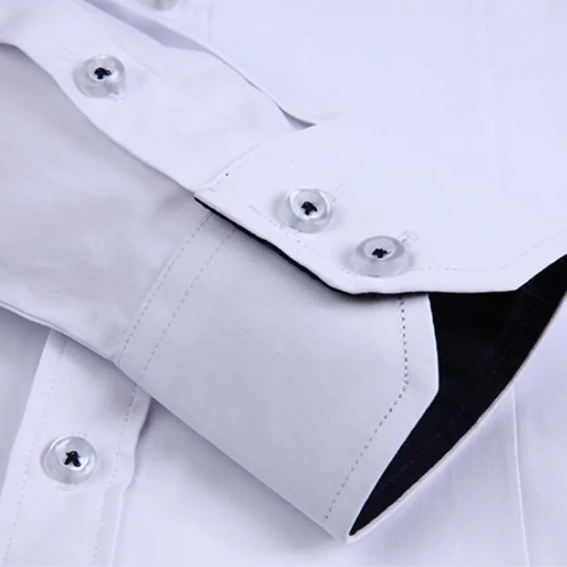 ¡Oferta! 8XL 7XL Camisa de manga larga de algodón para hombre, ropa informal de verano, ajustada, con solapa, para negocios, de marca