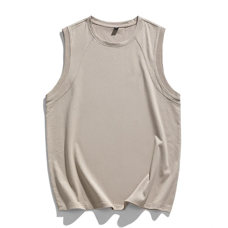 

Tank Top Men's Summer Thin Outerwear Fitness Hurdle Breathable Camisole Loose Quick Drying Sleeveless T-shirt