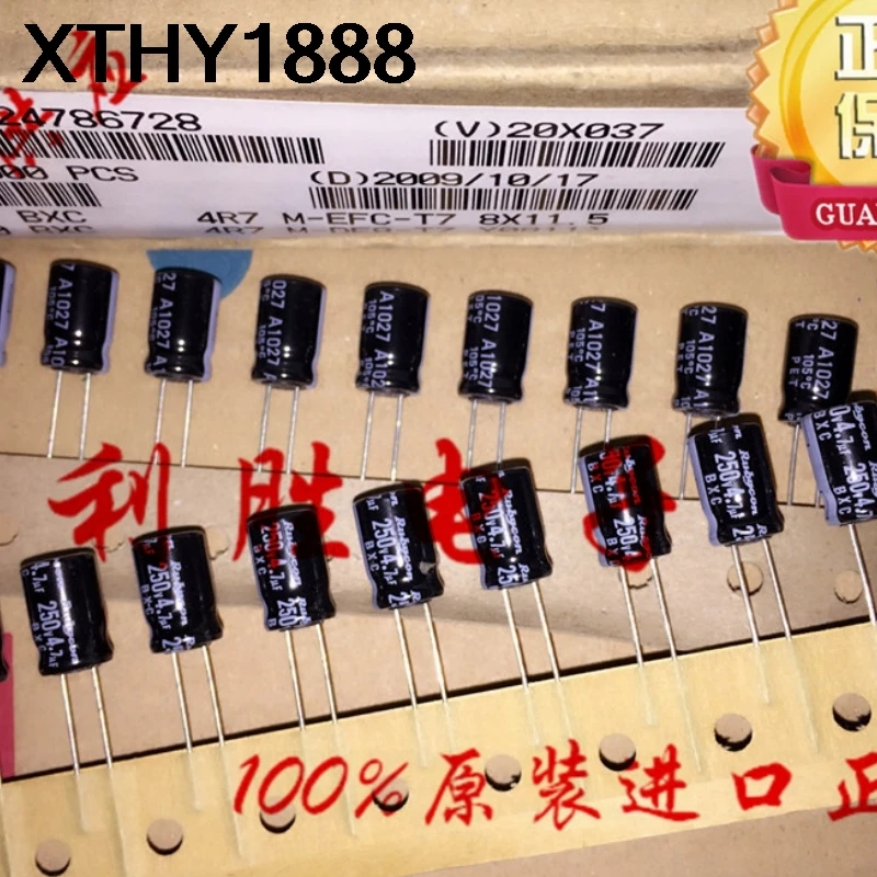 10PCS 4.7UF 250V Ca…