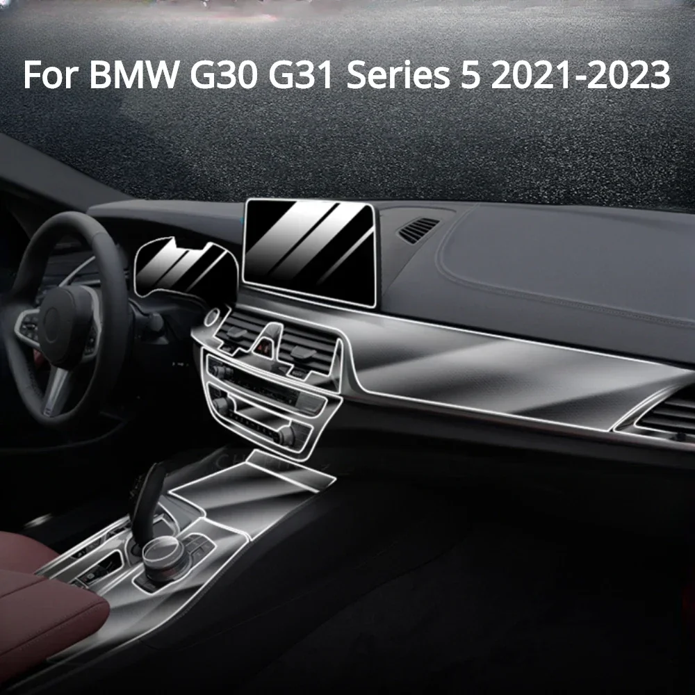 

Для BMW G30 G31 Series 5, 2023-2021, аксессуары, внутренняя пленка, прозрачная ТПУ, PPF, панель переключения передач, центральная консоль, наклейка против царапин