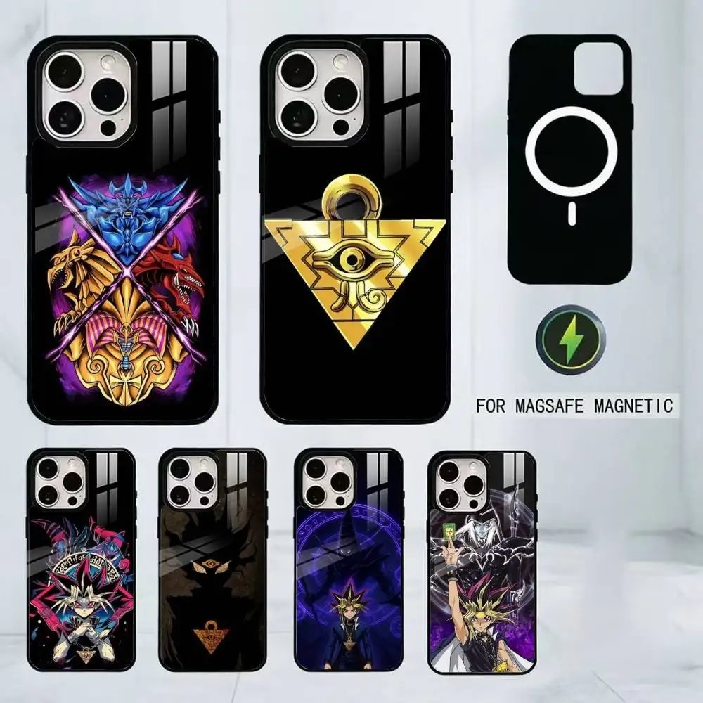 

Anime Y-Yu Gi Oh Yugioh Phone Case For iPhone17,16,15,14,13,12,11 Plus,Pro Magnetic For Magsafe Wireless Charging