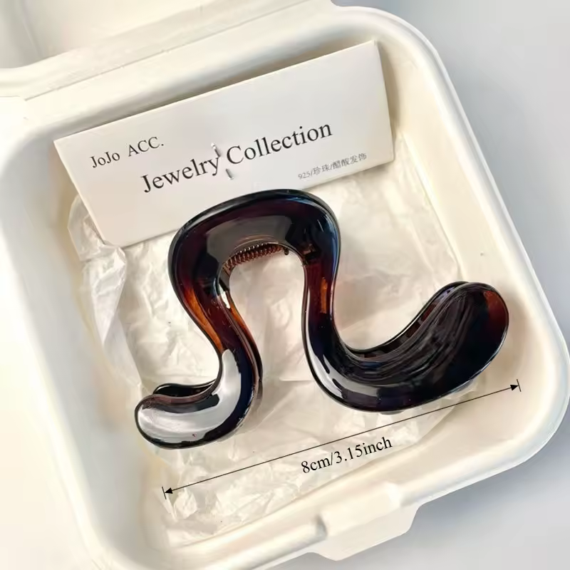 4.5cm Mini Cute Claw Clip Small Girl Hair Claw Semi Transparent Bangs Side Clip Small Shark Clip Women's Hair Apparel Accessory - Image 11