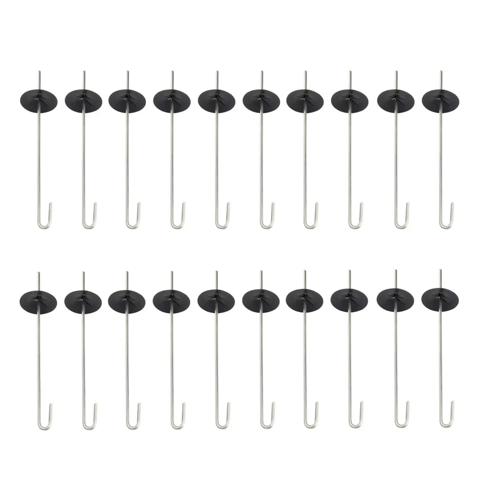 Solar Panel Bird Guard Fasteners Clips Stable Performance Versatile for Squirrel Proof Bird Fence Practical Sturdy 20 Sets