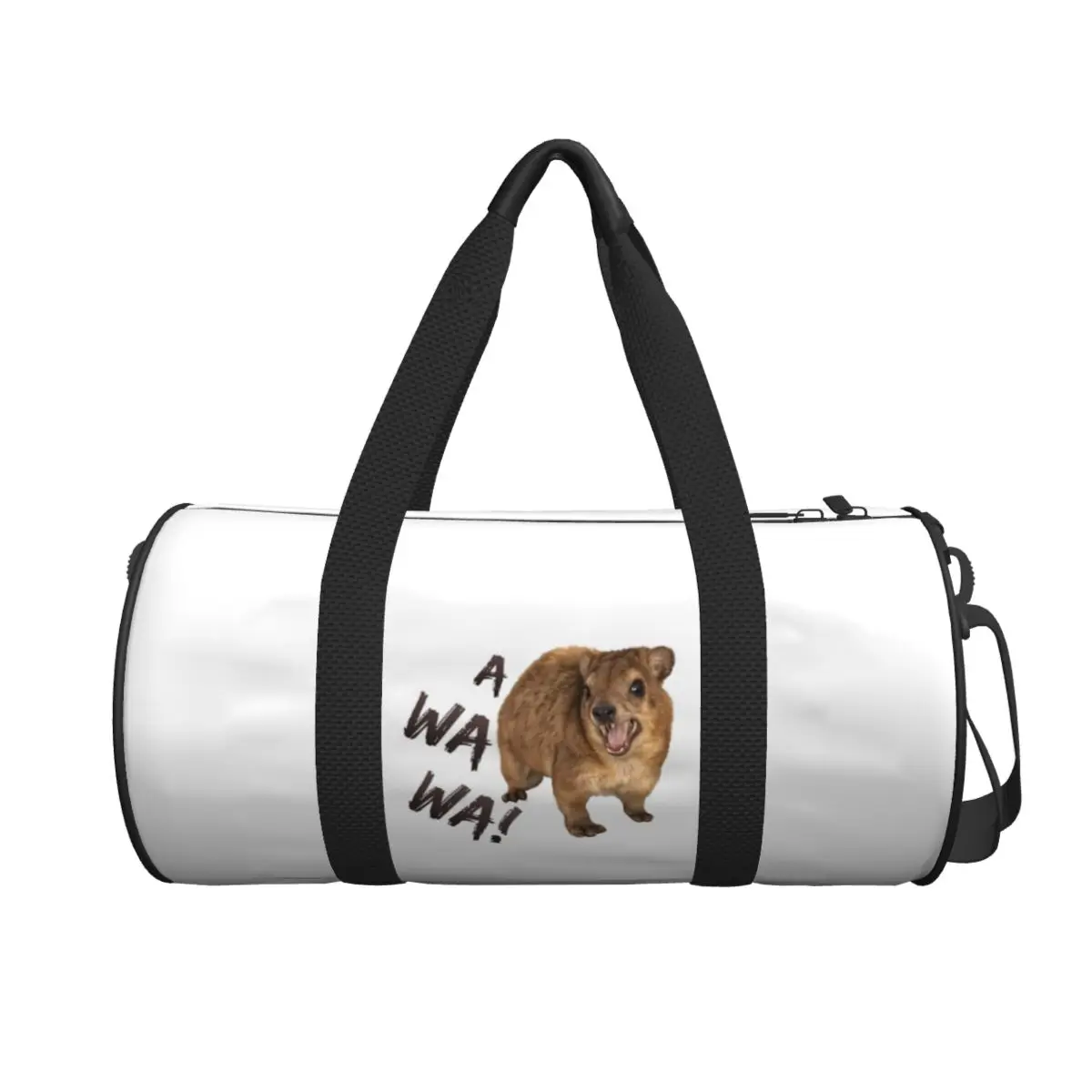 

Awawawa Angry Screaming Rock Hyrax Meme Большая спортивная сумка Многофункциональная дорожная сумка Duffle Сумки Сумка для фитнеса