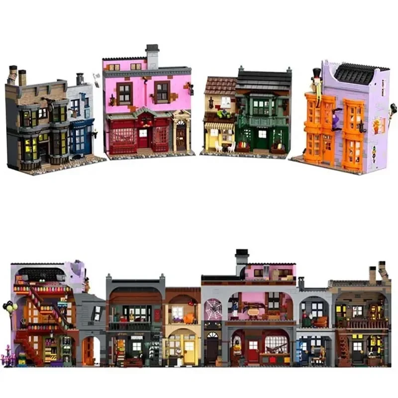 

5544 PCS Diagon Alley Building Blocks Bricks Birthday Christmas Girls Toys 75978Compatible With