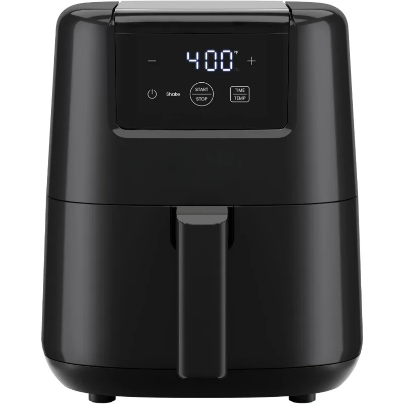

2 Qt Mini Air Fryer – Digital Space-Saving Compact Air Fryer with Nonstick and Dishwasher Safe Basket, Quick & Easy Meal