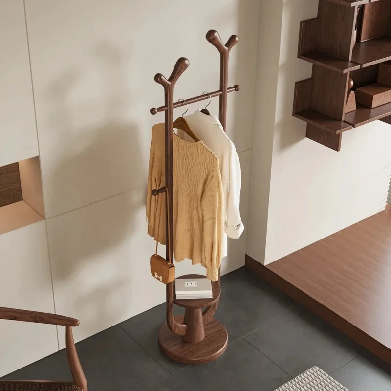 

Floor Hanger Large Clothes Rack Bedroom Display Apartments Organizer Coat Hanger Living Room Wood Perchero Ropa Furniture Home