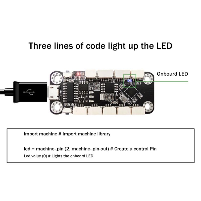 ESP8266 Wifi Module Micro-Python Development Board IoT Programming Kit متوافق مع Arduino