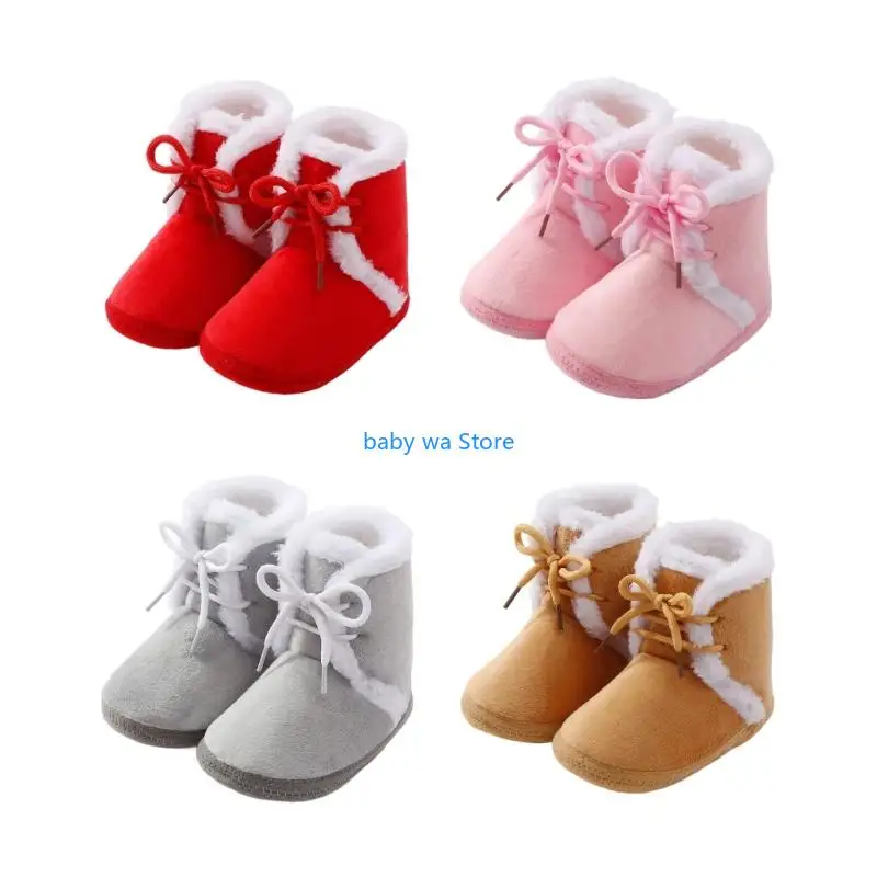 

1 Pair Nonslip Bottom Infant First Step Shoes Soft Cotton Easy Wear For Baby 4XBD