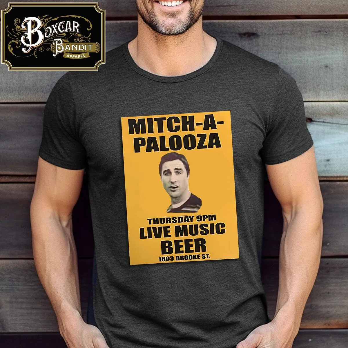 

Mitch A Palooza Live Music Beer Old School classic tee