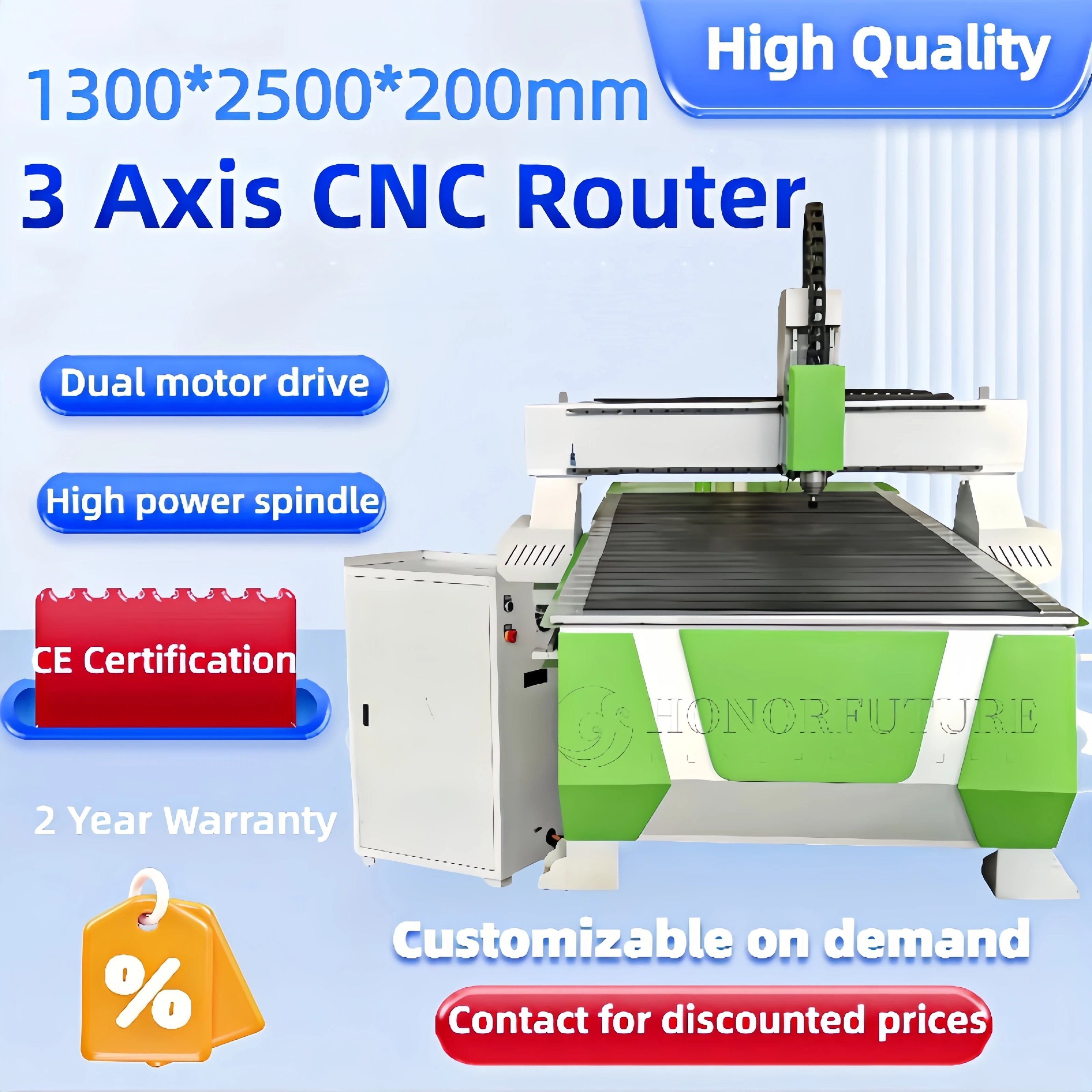 

4 Axis Cnc Router With Spindle Rotary Wooden Cutting For Furniture industry Cheap Price