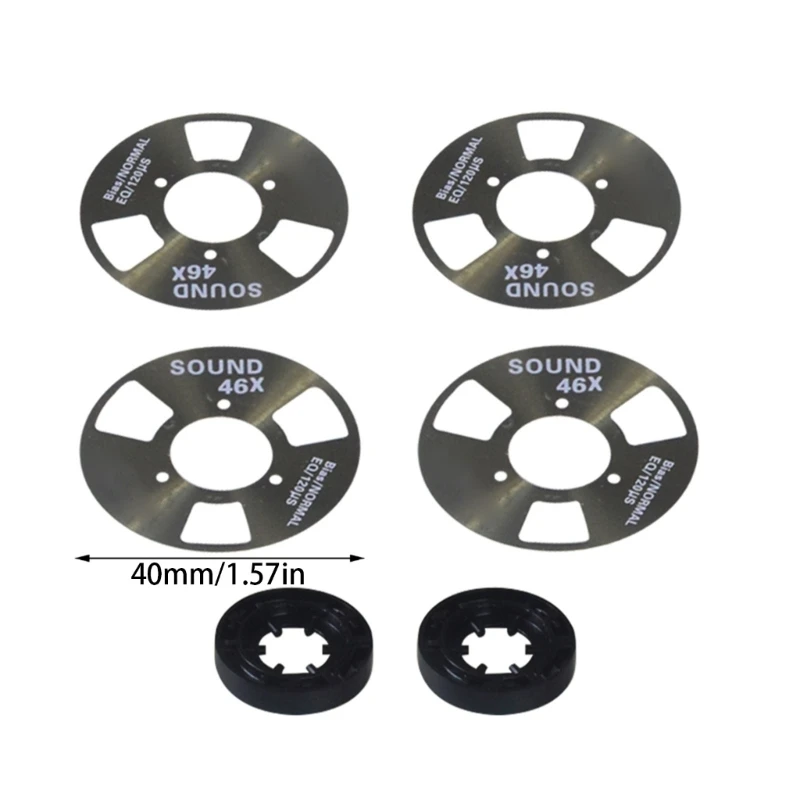 R91A Mini Metal Reel Reel To Reel Cassettes with Metal Components Mini Metal Cassettes  Perfect for Music Enthusiasts