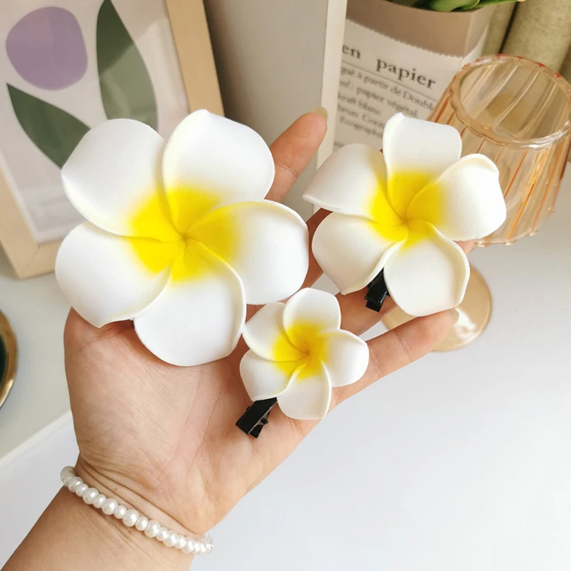 5/7/9cm Flower Hair Clip Korean Broken Hair Bangs Clip Girl Hair Accessories Wedding Party Bag Hat Accessories