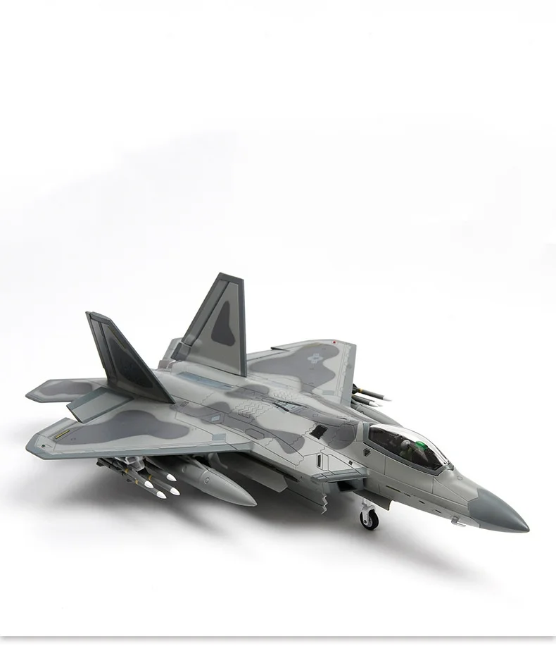 1/72 Scale Military Model For Lockheed F-22 F22 Raptor Airplanes Usa Army Air Force Diecast Metal Plane Model Home Decorations