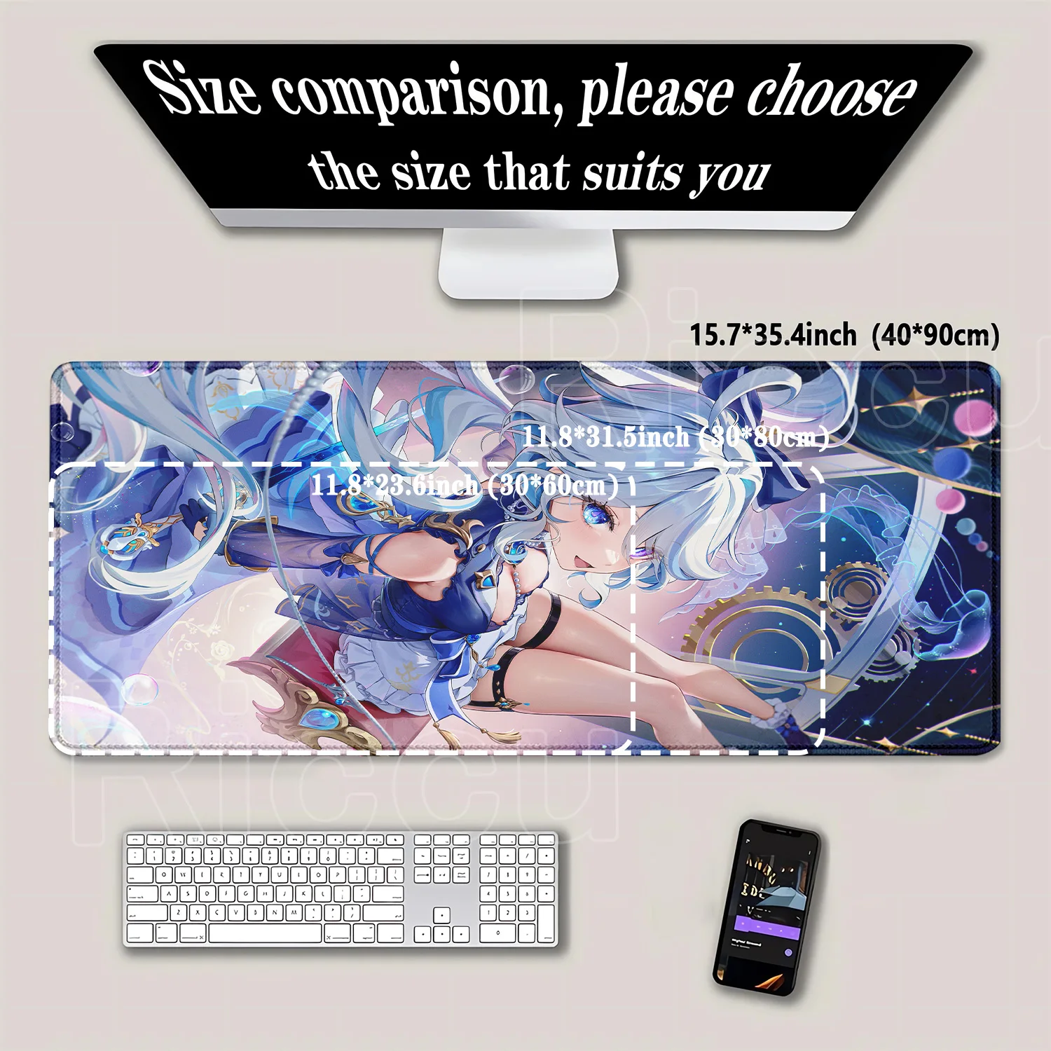 HD Printing Furina Genshin Imp - Pc Gaming Girl 评论和价格