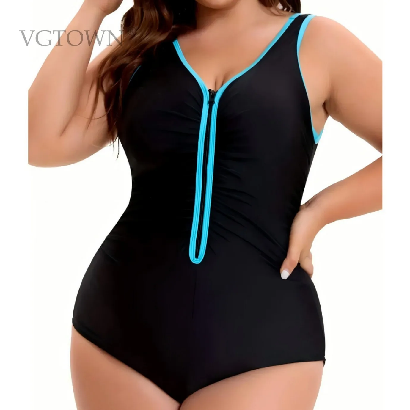 

2026 New Sports One Piece Swimsuit For Women Plus Size Swimwear Professional Swimming Suit For Women Bathing Suits Beachwear
