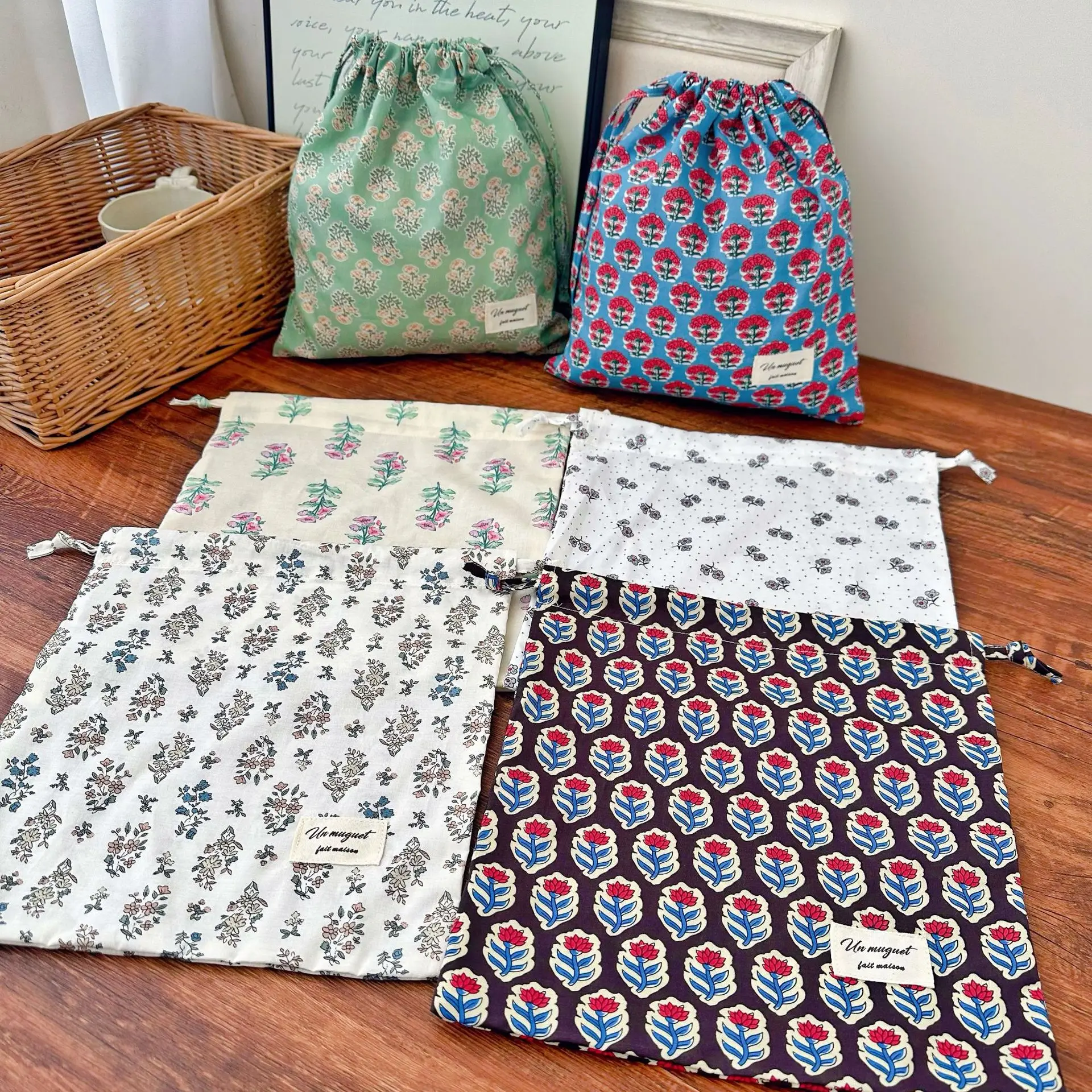 Tasca per soffio color crema, borsa per cosmetici ecologica da viaggio, borsa per trucco per rossetto, borsa per organizer da tavolo