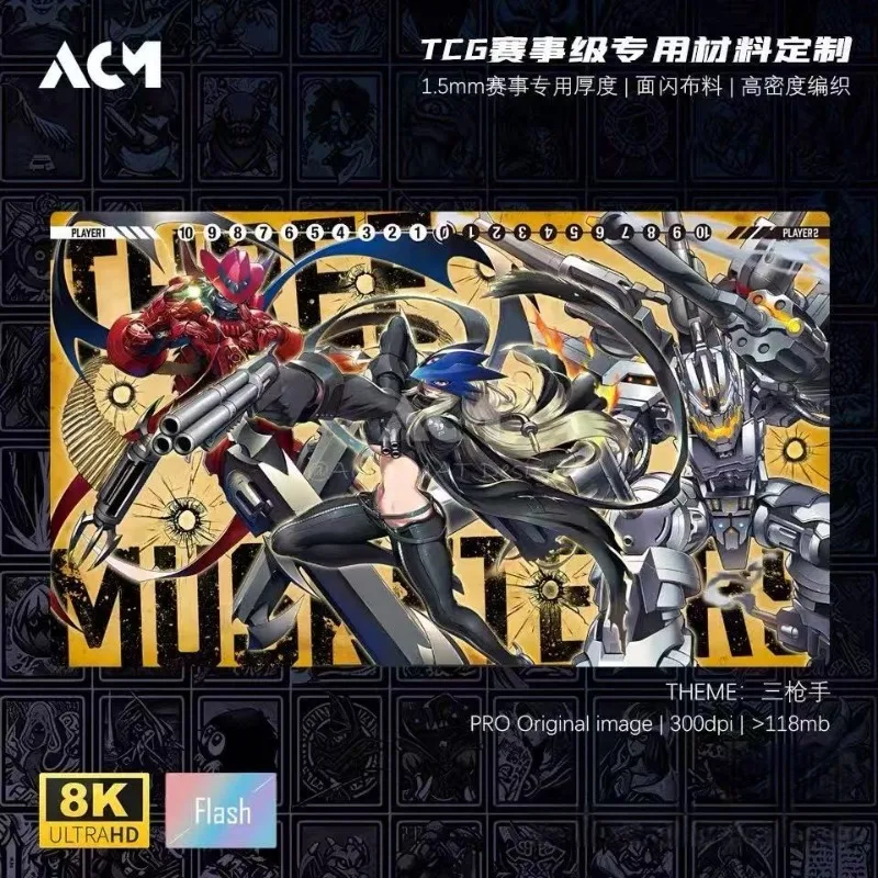 

Игровой коврик DTCG Digimon Three Musketeers Series Magna Kidmon, 600x350x1.5мм, Beelstarmon Gundramon, резиновый, для настольных игр