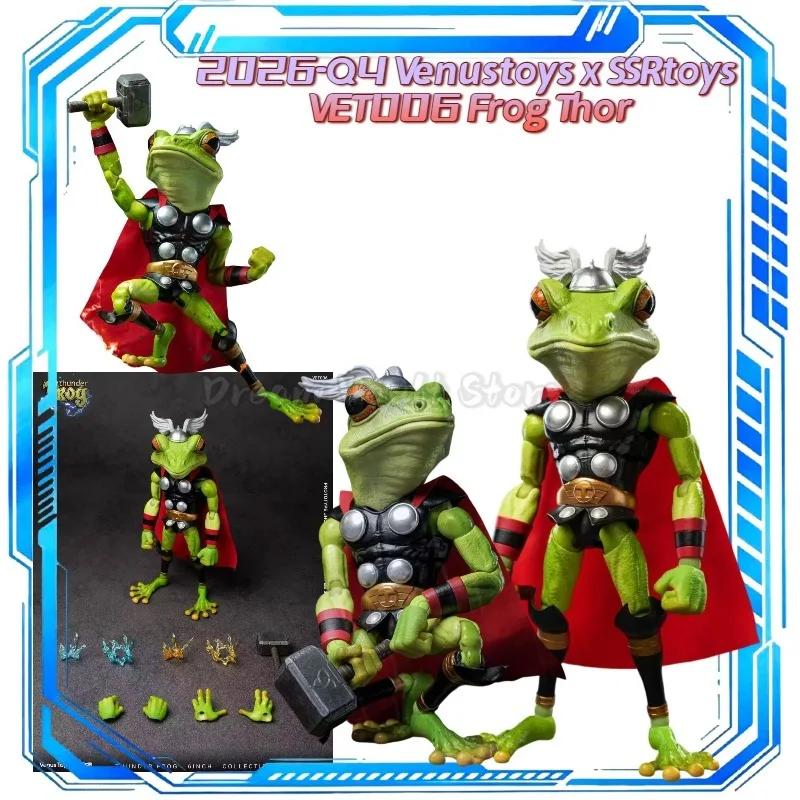 Image of 2026-Q4 Venustoys x SSRtoys VET006 Frog Thor 1/12 Maßstab Hochbewegliche Actionfigur Sammlermodell Spielzeug Geschenk