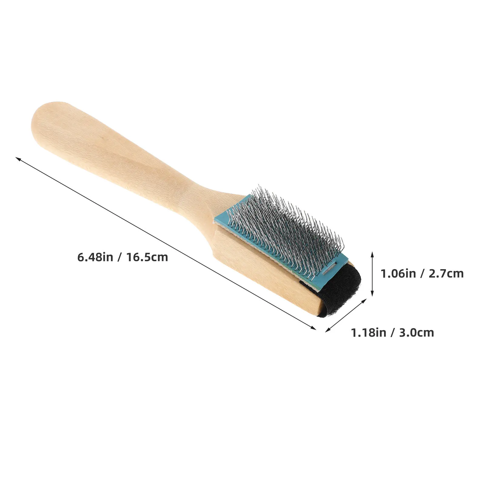 3Pcs Dance Shoe Cleaning Brushes with Hardwood Handle Wire Bristles Multifunctional Shoe Scrub Brush for Soft Hard Soled Dance
