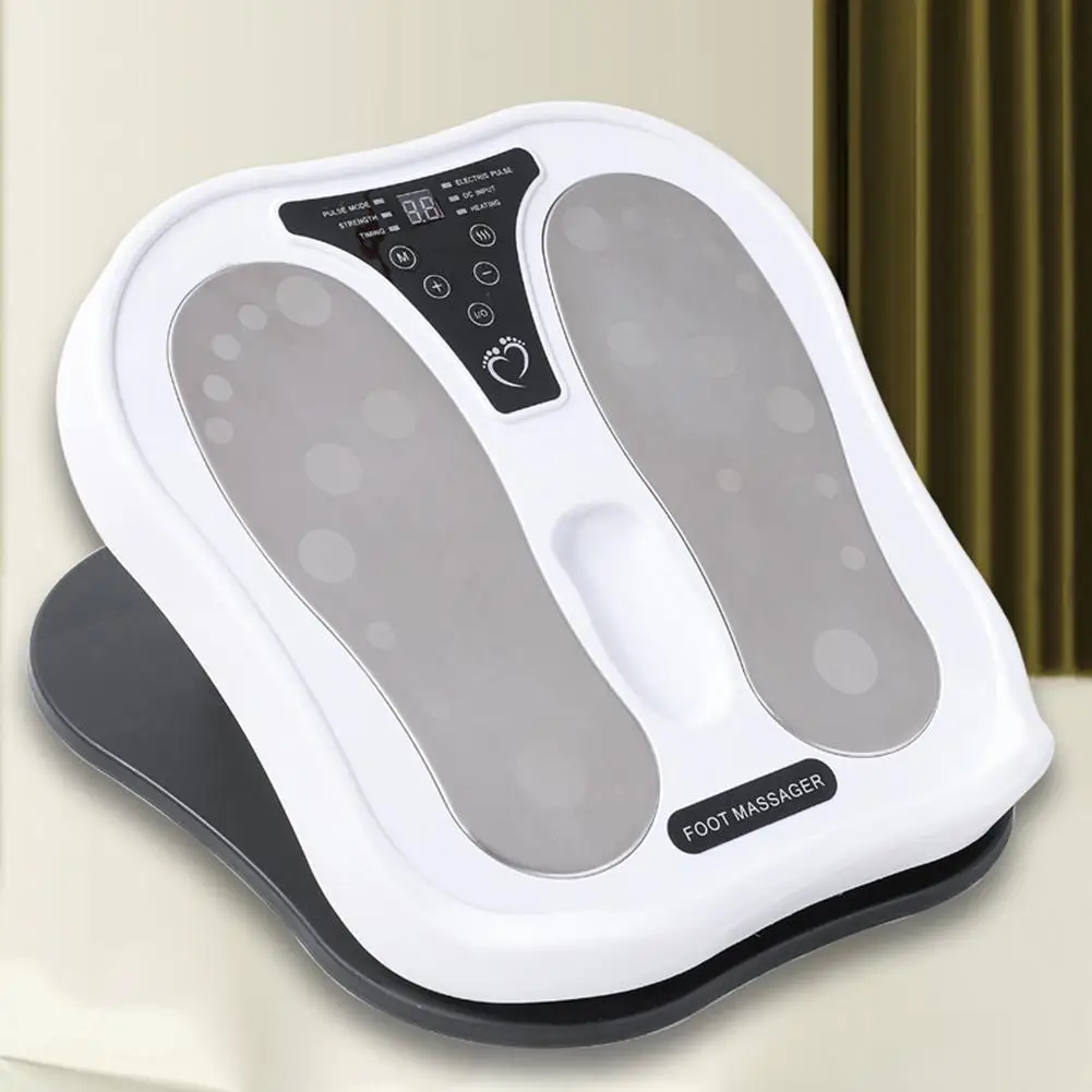 

Массажер для ног EMS с импульсной стимуляцией глубоких акупунктурных точек, регулируемой силой воздействия, функцией рефлексотерапии, таймером, расслаблением и подогревом K8I2