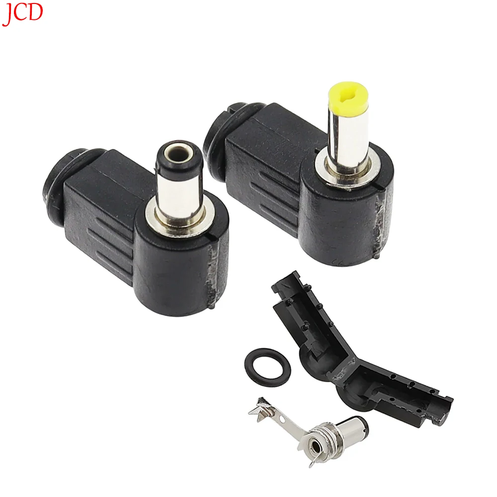 

10Pcs DC plug 90 degree elbow 5.5*2.1mm DC power plug wiring assembly 5.5*2.5mm welding wire type 4.8x1.7mm 4.0x1.7mm 3.5x1.35mm