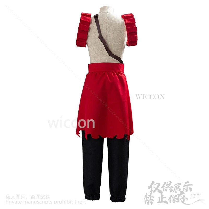 Anime Kirishima Eijiro My Heroo Cosplay Academiaa Parrucca rossa Uniforme da battaglia Pantaloni Puntelli per la festa di Natale di Halloween Personalizzato
