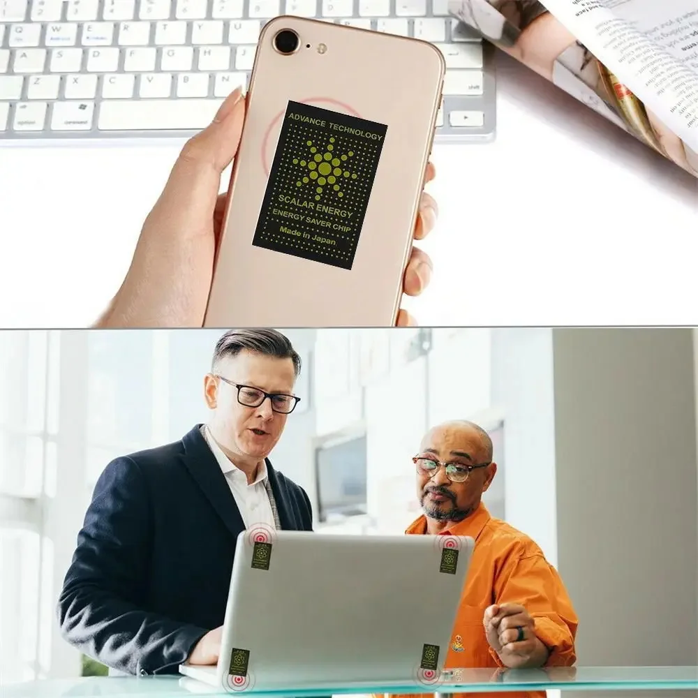 Anti Radiation Phone Sticker, EMF Protection Shield for iPhone Samsung Huawei, Blocks Harmful Waves, Universal Adhesive Film