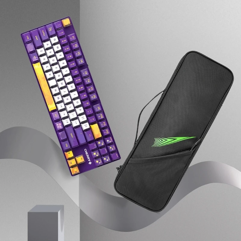 Кейс для переноски механических клавиатур на 98 100 клавиш в твердом переплете из EVA с удобной ручкой и двойными молниями