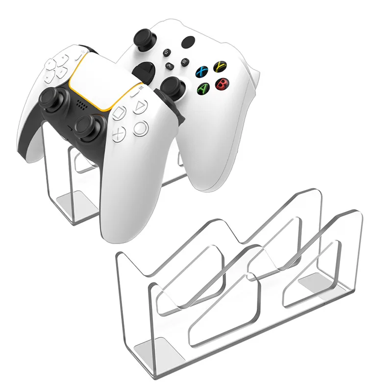 2023 New PS2/PS3/PS4/PS5 Game Controller Holder Dual Gamepad Dock Mount for Xbox One Series S X Joypad Stand Switch Pro Rack