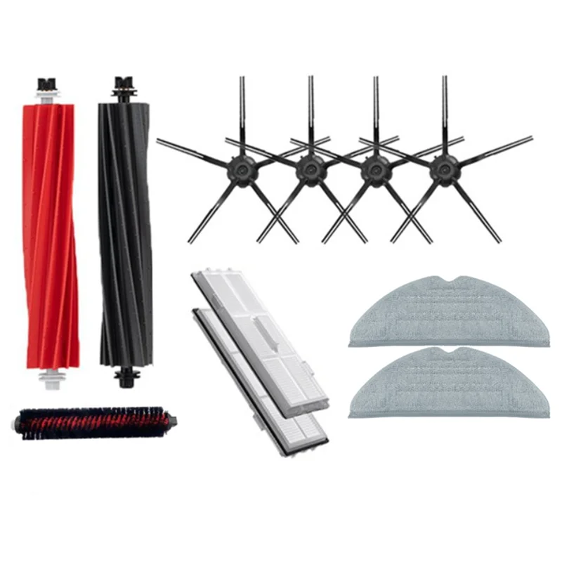 Acessório de substituição estável para roborock s8 pro ultra/s8 +/s8 plus/s8 aspirador de pó rolo escova filtro hepa mop pano saco