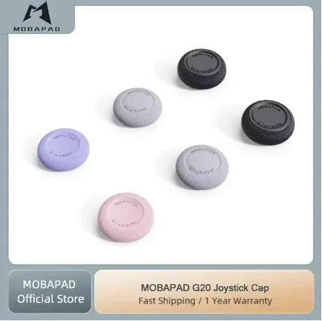 MOBAPAD G20 Joystick Cap 6 in 1 Thumb Grip Kit for Mobapad CHITU 2, HUBEN 2,N1 Controller Replacement Game Accessories