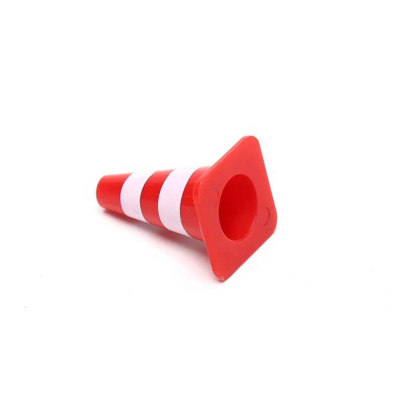 Mini conos de plástico para entrenamiento deportivo, señales de tráfico, bloqueo de carretera, lindo