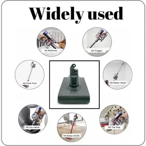 Dyson V6, 21,6 V, 12800mah, DC58, DC59, DC62,650,770,880, SV03, SV04, SV05, SV07, SV09, DC58MAH 12 Hauptverkauf Batterie BN62 - №6