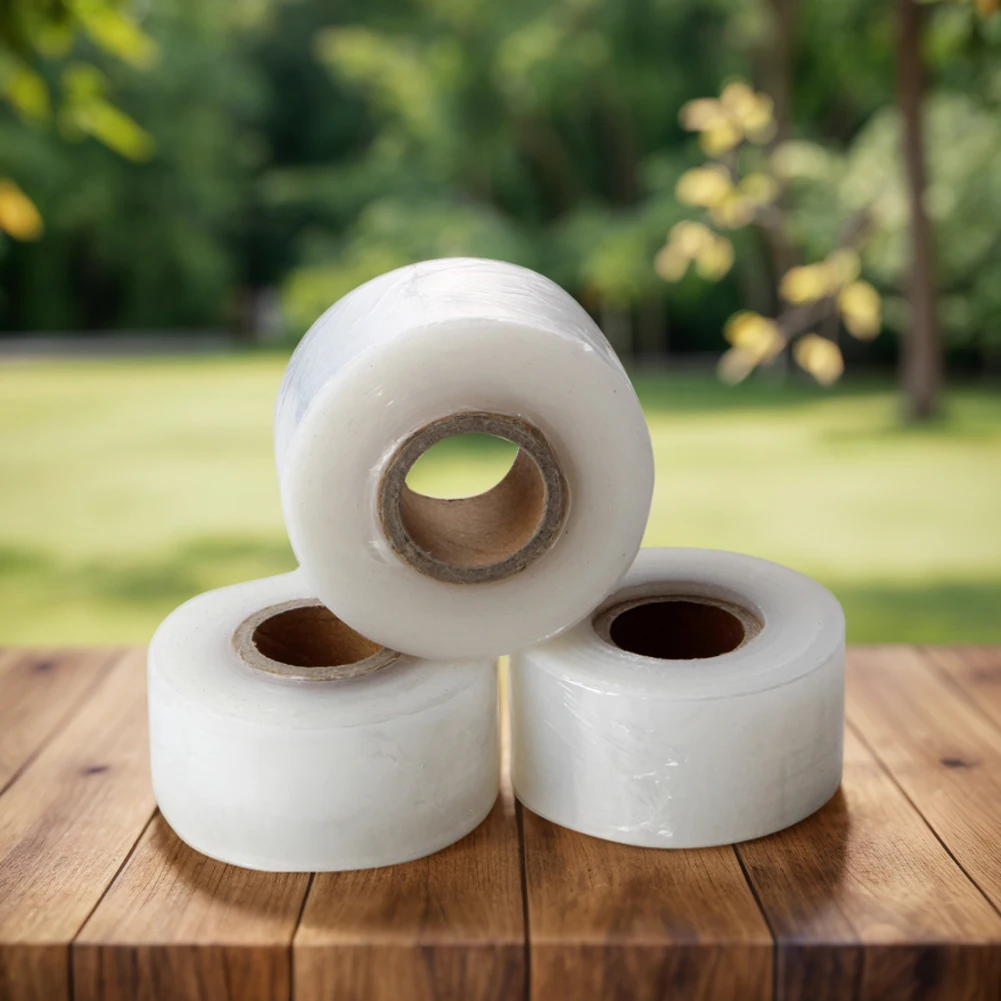 2 PCS Grafting Tape Stretchable Plants Repair Budding Tapes Clear Floristry Film Grafting Tape Film for Floral Fruit Tree