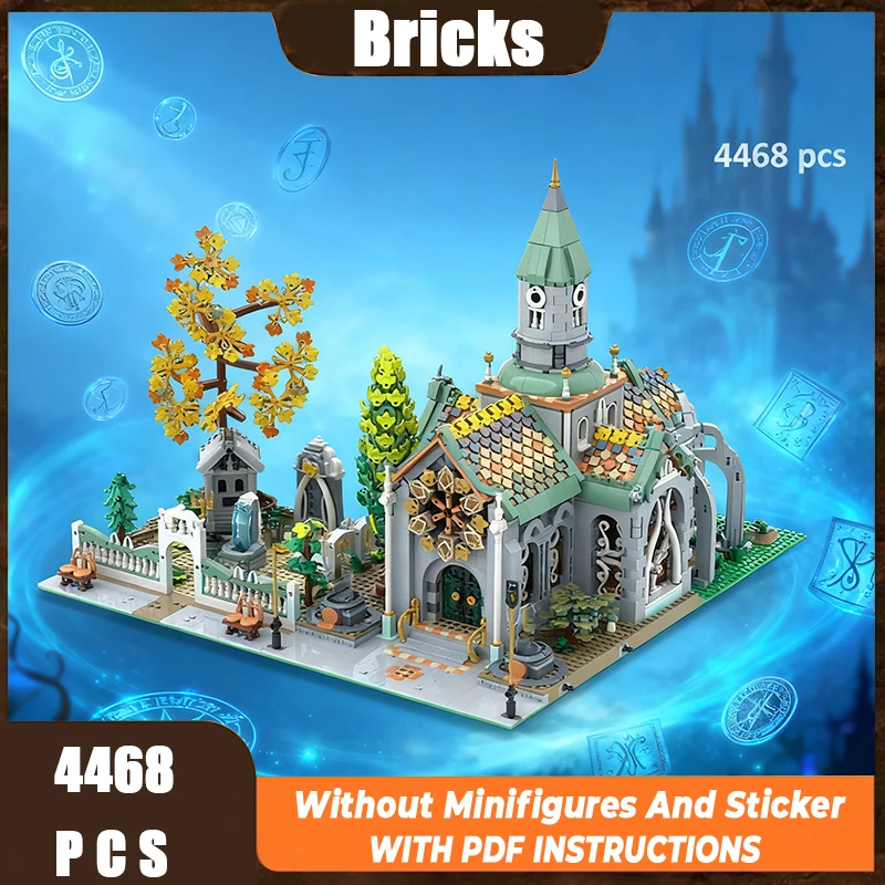 

Строительные блоки Moc, кольцевая сцена, замок, архитектурная модель, технология, модульные строительные блоки, детский фестиваль, подарочная игрушка, набор «сделай сам»