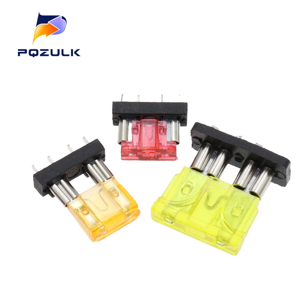 5PCS Car Auto Boat Fuse Holder Medium Small Mini Automotive Blade 32V For PCB Board 2A 3A 5A 7.5A 10A 15A 20A 25A 30A 35A 40A