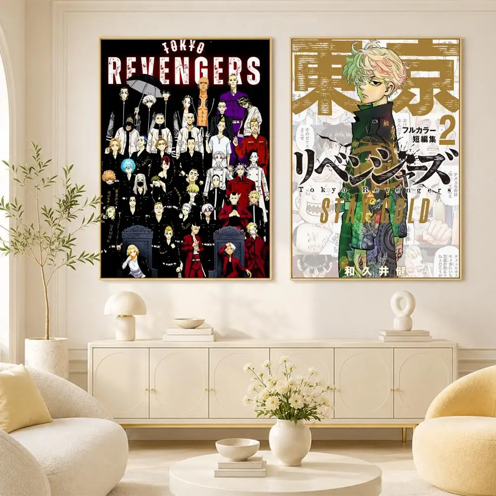 Tokyo Revengers Poster Room Home Decoration Interior Wall Art Printing Garage Posters Gift