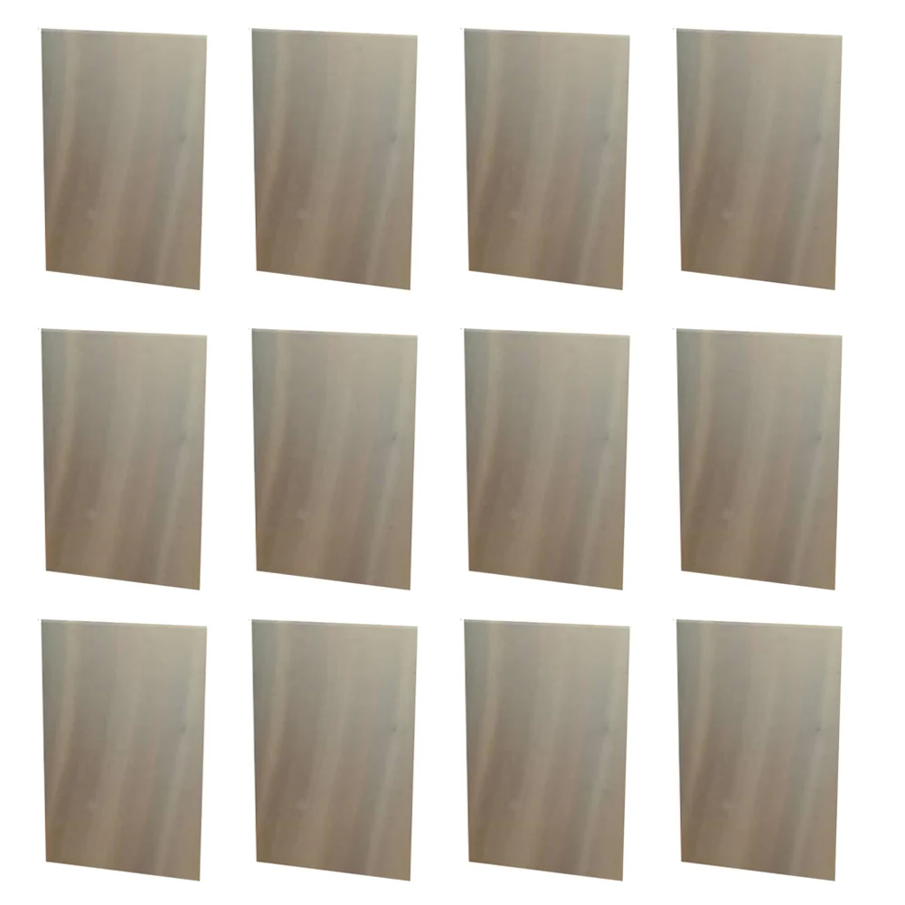 

12 Aluminum Welding Sheets 2 x 4 x 18 Inch 0 13 Inch Thickness for Practice and Industrial Welding Applications
