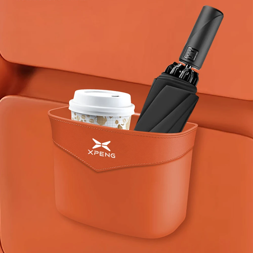 

Подходит для Xpeng G9 G6 G3 P7 P5 X9 ABS Автомобильный ящик для хранения в автомобиле мусорное ведро Многофункциональный ящик для хранения Встроенное литье