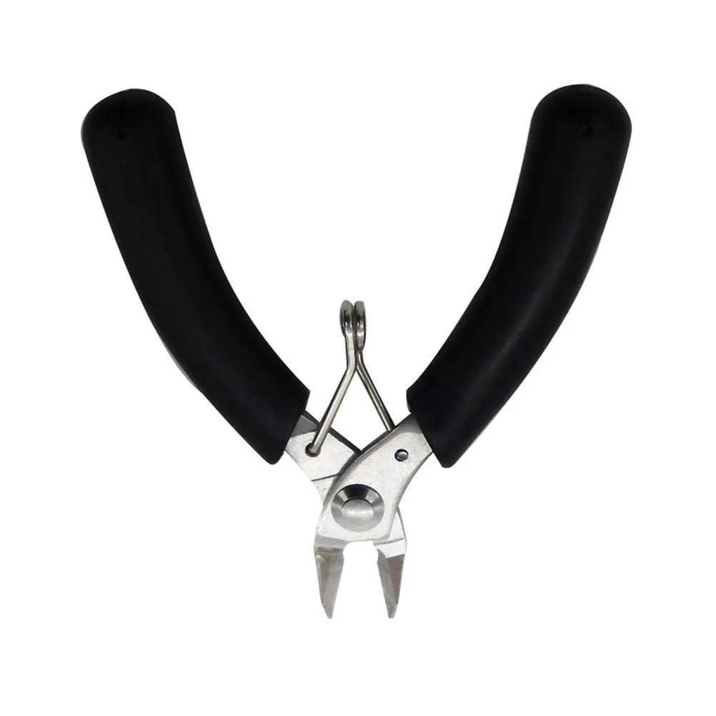 

Ergonomic Diagonal Wire Cutters for Badminton Tennis Racket Stringing Premium Metal Plastic Build Spring Loaded Polished Rust