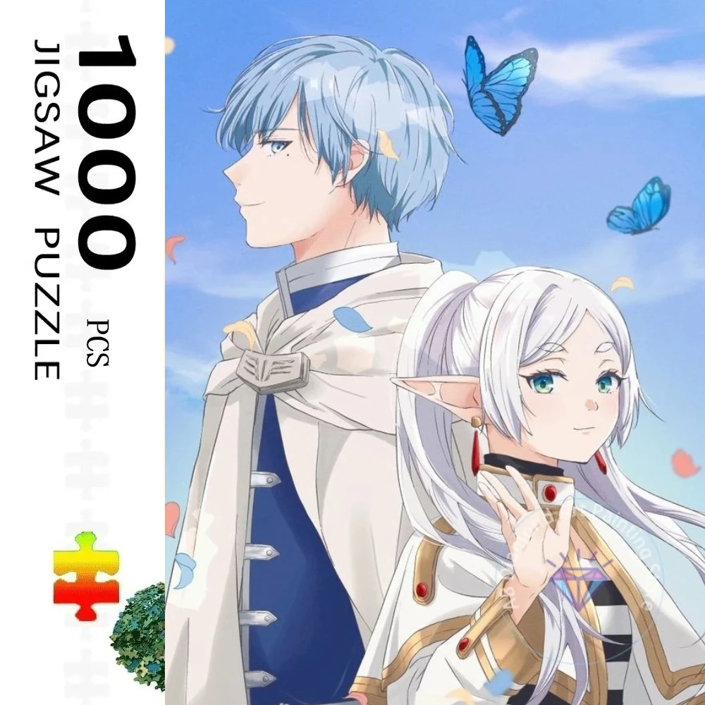 

Пазл для взрослых 500/1000 деталей Frieren: Beyond Journey's End, декоративная картина-пазл, упражнение для развития мышления