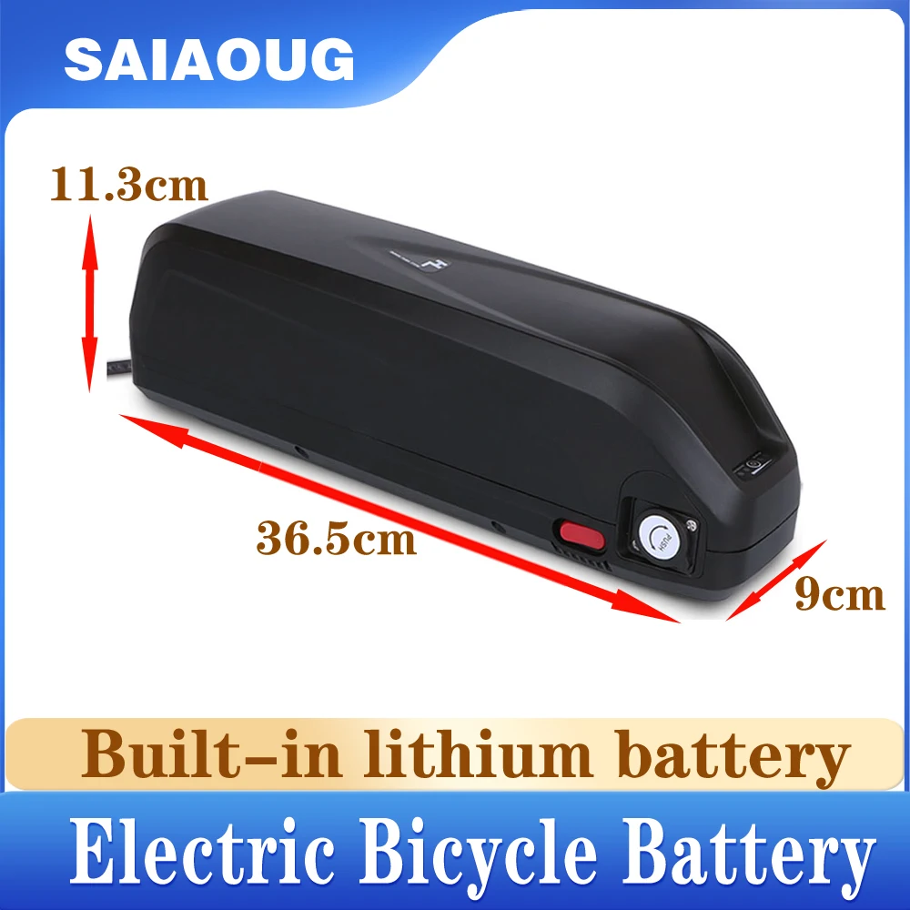 52v 18650 Lithium Battery Pack Hailong Shell 50A BMS 1000W 2500W Bicycle Battery  52V 20/25/30/50ah Electric Vehicle Battery