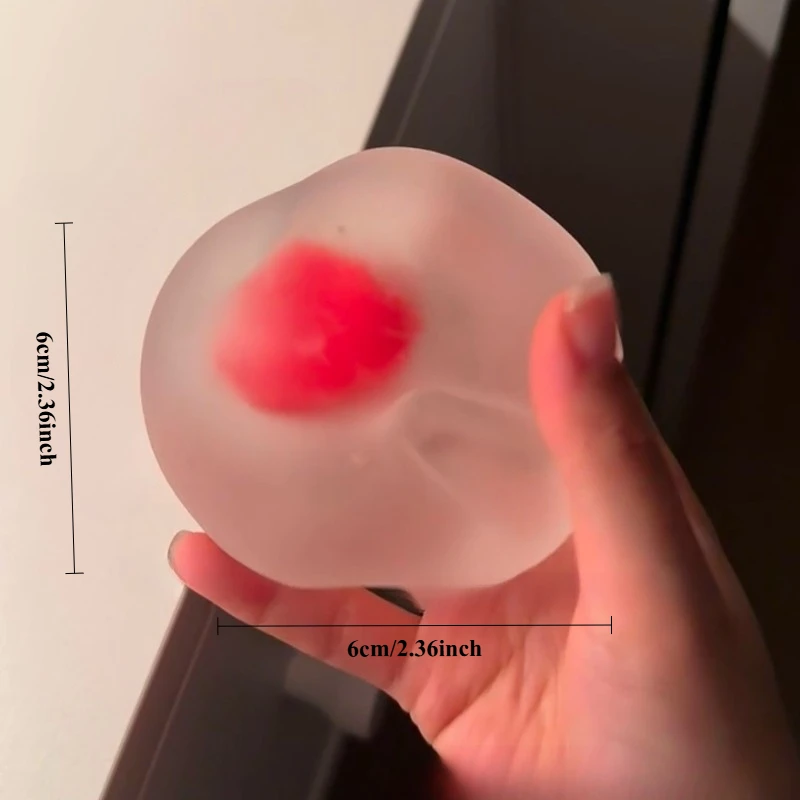 Erdbeer-Mochi-Squeeze-Spielzeug, lindert Stress und Entlüftungswutenspielzeug, langsamer Rückprall, Stressabbau-Spielzeug, lindert Stress für Freunde – Detail 1