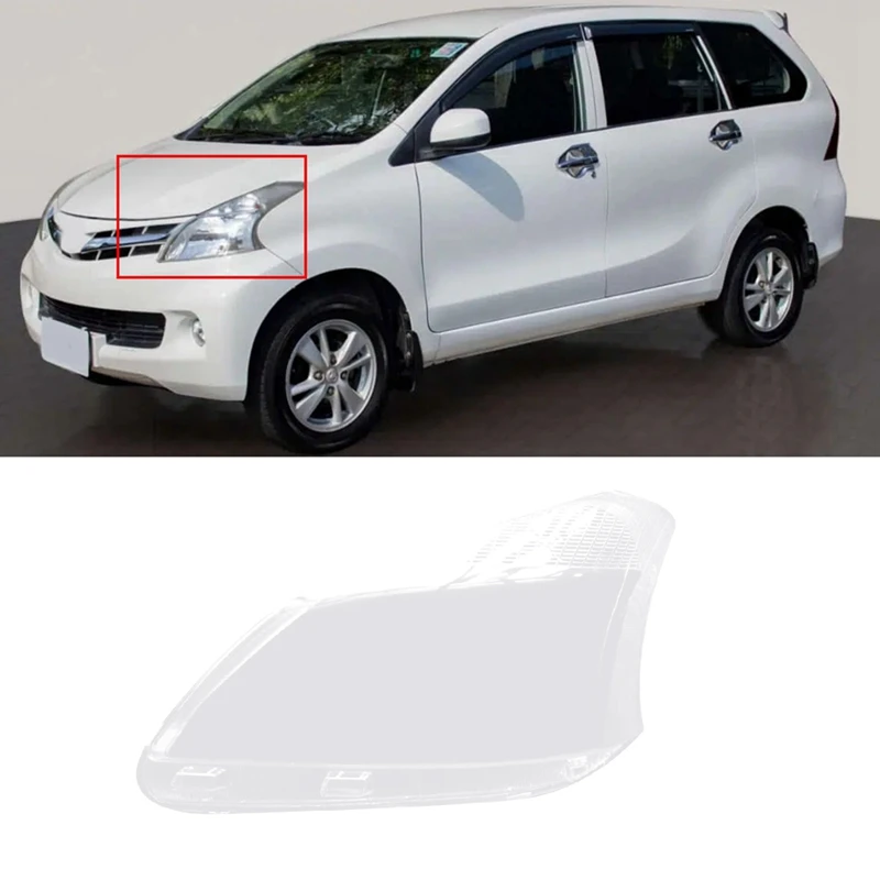 

Car Headlight Cover Transparent Lampshade Caps Head Light Lamp Shell For Toyota AVANZA 2012-2014